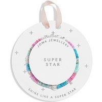 Katie Loxton Kids' Happy Little Moments , Superstar , Silver Plated , Bracelet , 15.5Cm Stretch
