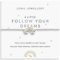 Katie Loxton Kids' A Little , Follow Your Dreams , Silver Plated , Bracelet , 15.5Cm Stretch