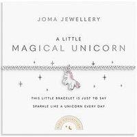 Katie Loxton Kids' A Little , Magical Unicorn , Silver Plated , Bracelet , 15.5Cm Stretch