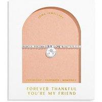 Joma Jewellery Dolce Vita , Forever Thankful You'Re My Friend , Silver Plated , Bracelet , 17.5Cm Stretch