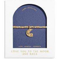 Joma Jewellery Dolce Vita , Love You To The Moon And Back , Gold Plated , Bracelet , 17.5Cm Stretch