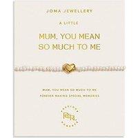 Joma Jewellery Precious Moments , Mum, You Mean So Much To Me , Gold Plated , Bracelet , 18Cm + 3Cm Extender