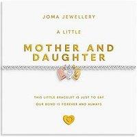 Joma Jewellery A Little Charmed Moments , Mother And Daughter , Silver, Gold & Rose Gold Plated , Bracelet , 17.5Cm Stretch