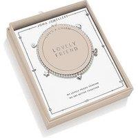 Joma Jewellery Life'S A Charm , Lovely Friend , Silver Plated , Bracelet , 17.5Cm Stretch