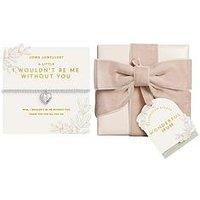 Joma Jewellery Celebration Stack Gift Set , Wonderful Mum , Bracelet, Necklace & Earrings , 17.5Cm Stretch & 46Cm + Extender