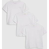 River Island Mini Boys Rr Pack Of 3 T-Shirts - White