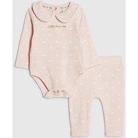 River Island Baby Girls Little Princess Romper Set - Pink