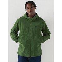 Pretty Green Feltham Festival Hooded Lightweight Jacket - Khaki