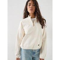 Barbour International Bintl Nova Half Zip Sweatshirt - Light Stone