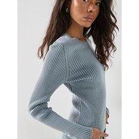 Barbour International Bintl Seren Knitted Jumper - Blue