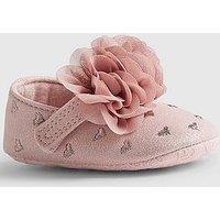 River Island Baby Girls Heart Ballet Pumps - Pink