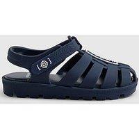 River Island Mini Boys Caged Jelly Sandals - Navy
