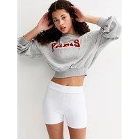 New Look 915 Girls Micro Cycling Shorts - White