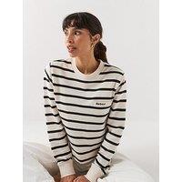 Barbour Aylesby Striped Sweatshirt - Navy