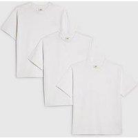 River Island Older Boys Rr Pack Of 3 T-Shirts - White