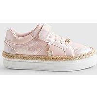 River Island Older Girls Shell Plimsole Shoes - Pink