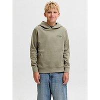 Jack & Jones Junior Boys Archive Graphic Hoody - Grey
