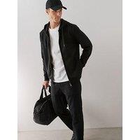 The Very Collection Essential Zip Through Hoodie - Black