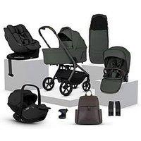 Silver Cross Breez Family Travel System Pushchair Bundle - Pewter