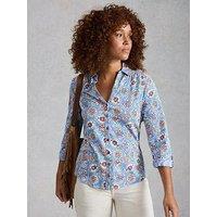 White Stuff Annie Jersey Shirt - Blue