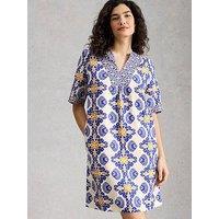 White Stuff Ash Linen Dress