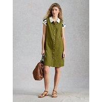 White Stuff Millie Linen Shift Dress