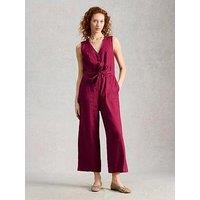 White Stuff Betty Linen Jumpsuit