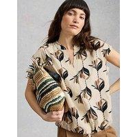 White Stuff Nicole Linen Blend Top