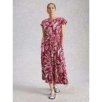 White Stuff Mina Jersey Dress - Pink