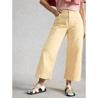 White Stuff Tia Wide Leg Crop Jean