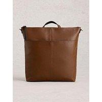 White Stuff Sophia Leather Backpack - Brown