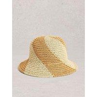 White Stuff Crochet Swirl Bucket Hat