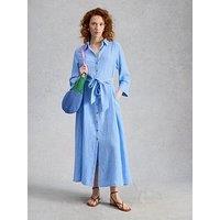 White Stuff Soma Linen Shirt Dress