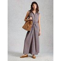 White Stuff Rua Maxi Jersey Shirt Dress