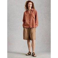 White Stuff Sadie Boyfriend Shirt - Orange