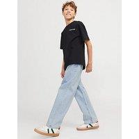 Jack & Jones Junior Boys Alex Original 851 Wide Leg Jeans - Denim