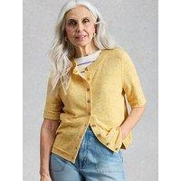 White Stuff Betsy Cardigan - Yellow