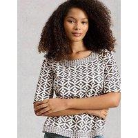 White Stuff Weaver Jersey Tee