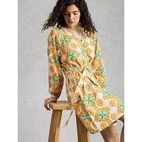 White Stuff Petra Linen Blend Dress