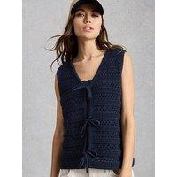 White Stuff Tilda Tie Tank - Blue