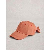 White Stuff Bow Back Baseball Cap - Pink