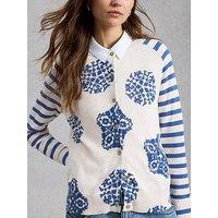 White Stuff Lulu Print Cardigan - Ivory