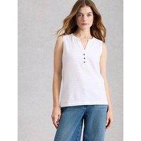 White Stuff Nora Texture Notch Vest