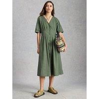 White Stuff Kate Button Through Midi Dress