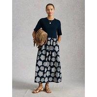 White Stuff Shay Jersey Mix Dress