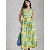 White Stuff Lorna Jersey Maxi Dress - Green