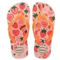 Havaianas Kids Flores Flip-Flop - Pink