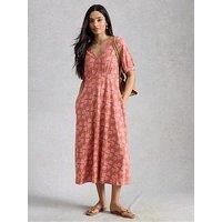 White Stuff Megan Jersey Dress - Pink