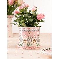 Cath Kidston Spitalfields Silk Plantpot With Tray
