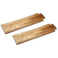 Artesa Acacia Wood Long Appetiser Serving Boards - Set Of 2